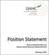 Position Statement: Mental Health Bill 2015 and Mental Health (Recovery Model) Bill 2015
