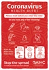 Coronavirus Health Alert - Please read before you enter the clinic
