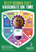 Vaccinate on time to keep bubba safe