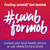 #swabformob COVID-19 testing—Social Media slideshow