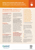 Fact sheet 1:  The journey so far… building on our foundations in the past and now