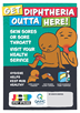 Get Diphtheria Outta Here! - Poster