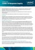 COVID 19 Response Inquiry QAIHC Submission