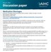 QAIHC Discussion Paper: Medication Shortages
