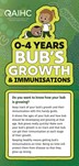 0-4 years Bub's growth & immunisations pamphlet